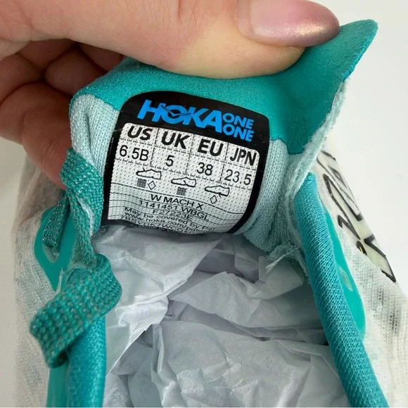 HOKA Women's Mach X Carbon Plated Shoes Sneakers Size 6.5 - Picture 10 of 11